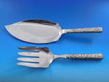 Arlington by Towle Sterling Silver Fish Serving Set HHAS 2pc Multi Motif