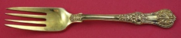 English King Vermeil by Tiffany and Co Sterling Silver Pastry Fork 4-Tine 6"