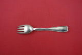 Lap Over Edge Acid Etched By Tiffany Sterling Fish Fork  butterflies  6 1/2"