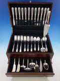 Sweetheart Rose by Lunt Sterling Silver Flatware Set for 12 Service 79 pieces