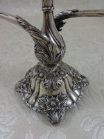 Chrysanthemum by Tiffany and Co Sterling Silver Candelabra Pair 3-Light (#0140)