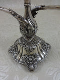 Chrysanthemum by Tiffany and Co Sterling Silver Candelabra Pair 3-Light (#0140)