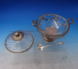 English Georgian Sterling Silver Sweet Meat Dish Set Dishes Covers Ladles #7184