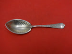 Domestic by Gorham Sterling Silver Preserve Spoon Gold Washed 7 3/8"