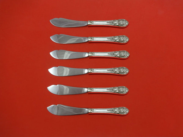 Crown Princess by International Sterling Silver Trout Knife Set 6pc HHWS Custom