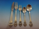 Rare Greta by Orla Vagn Mogensen Danish Sterling Silver Handwrought Flatware Set