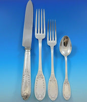 Massive German 800 Silver Flatware Service Set Dinner Empire Style 168 pieces