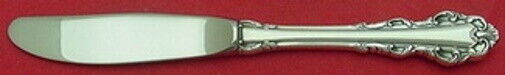 Dresden Scroll by Lunt Sterling Silver Butter Spreader Hollow Handle 6 1/4"