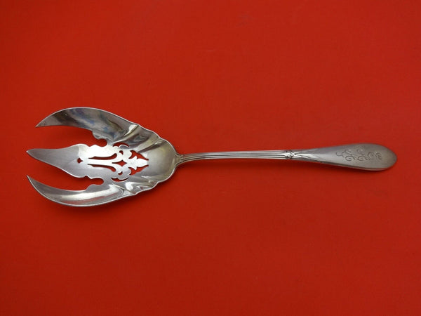 Rose Marie by Gorham Sterling Silver Salad Serving Fork Pierced 9"