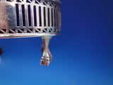Georgian English Sterling Silver Salt Cellar Master w/Cobalt Glass Liner (#6937)