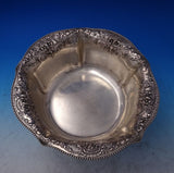 Intaglio by Reed and Barton Sterling Silver Fruit Bowl Floral Beaded 291 (#7155)
