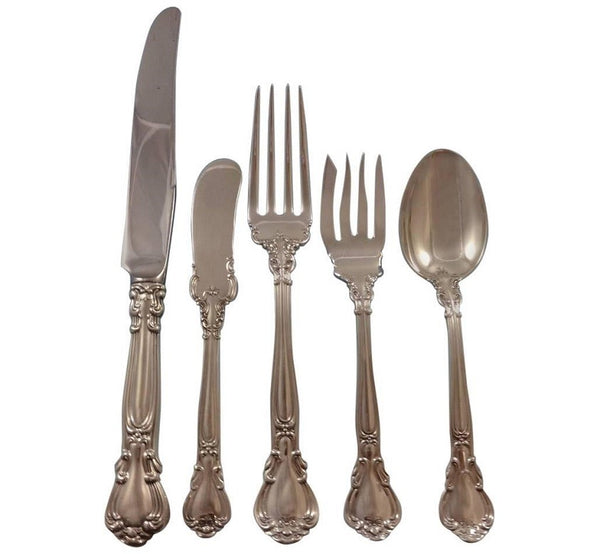 Chantilly by Gorham Sterling Silver Flatware Set For 8 Service 48 Pieces