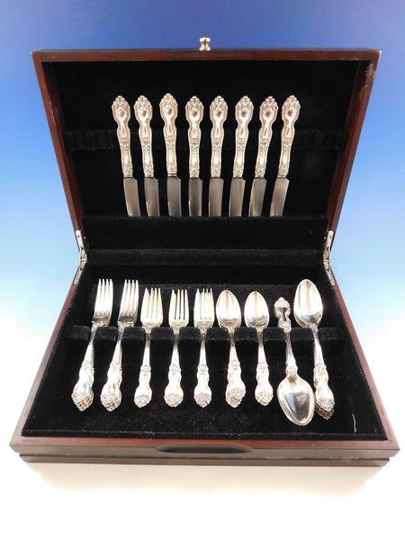 La Reine by Wallace Sterling Silver Flatware Set for 8 Service 40 Pieces