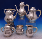 Blossom by Yvar Peterson Sterling Silver Tea Set 6pc Peace Lily Motif (#8816)