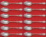 English Gadroon by Gorham Sterling Silver Place Soup Spoon Set 12 pieces 6 3/4"