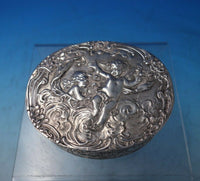 Storck and Sinsheimer German .800 Silver Jewelry Box w/ Cherubs #375 (#6068)