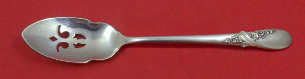 May Melody by International Sterling Silver Olive Spoon Pierced 5 3/4" Custom
