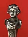 Bust by Gorham Sterling Silver Cheese Scoop Bright-cut Large 9 5/8" Figural
