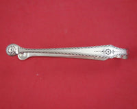 English Victorian Sterling Silver Sugar Tong by WC. fancy engraved handle 5 1/4"