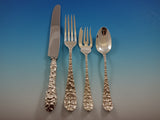 Baltimore Rose by Schofield Sterling Silver Flatware Set 12 Service 75 pieces