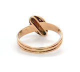 14k Gold Arts and Crafts Handwrought Genuine Natural Opal Ring size 5.5 (#J6348)