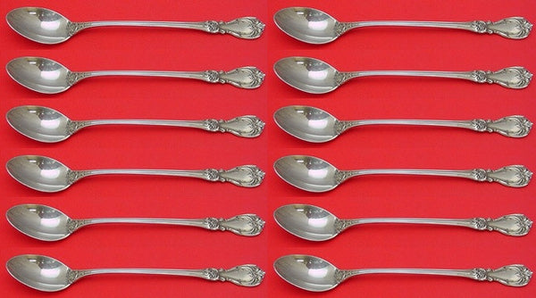 Burgundy by Reed and Barton Sterling Silver Iced Tea Spoon Set 12 pieces 7 5/8"