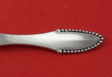 Beaded by Georg Jensen Sterling Silver Tea Caddy Spoon Shovel 4 5/8" Heirloom