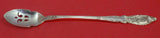 Sir Christopher Wallace Sterling Silver Olive Spoon Pierced Long 7 1/2" Custom