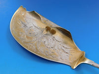 Brite Cut by Various Makers Sterling Silver Fish Server GW BC Curled 11 1/4"