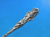 Irian by Wallace Sterling Silver Demitasse Spoon Gold Washed 3 7/8" Heirloom