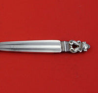 Acorn by Georg Jensen Sterling Silver Pastry Server HH w/Steel #496 Orig 9 1/8"