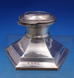 James Deakin and Sons English Estate Sterling Silver Inkwell 6-Sided Base #7284