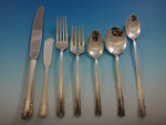 Chapel Bells by Alvin Sterling Silver Flatware Set For 12 Service 92 Pieces