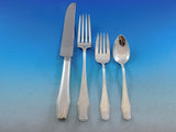 Hampton by Alvin Sterling Silver Flatware Set for 12 Service Dinner 116 pieces