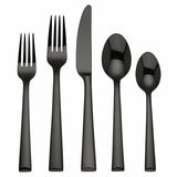 Colebrook Onyx by Lenox Stainless Steel Flatware Set Service for 12 New 60 piece