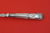 Kings English Sterling by Unknown Sterling Fish Fork HH plated tines  7 1/4"