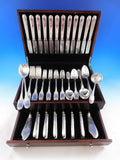 Empire by Puiforcat France Sterling Silver Flatware Set Swan 99 pcs Dinner