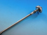 Decorated Ball End by George Sharp Sterling Silver Ice Cream Serving Spoon 11"