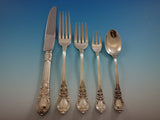American Victorian by Lunt Sterling Silver Flatware Set For 8 Service 46 Pieces
