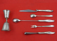 Silver Sculpture by Reed and Barton Sterling Silver Bar Set Original 6pc