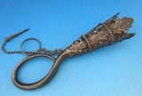 Silver Tussie Mussie Posey Posy Holder with Oak Leaves (#J1286)