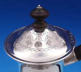 Winthrop by Tiffany and Co Sterling Silver Wood Tea Set 5pc (#9056) Beautiful!