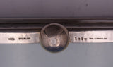 George Henckel Arts and Crafts Sterling Silver Glass Serving Tray #121H (#9035)