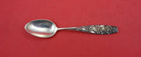 Flora by Shiebler Sterling Silver Demitasse Spoon w/ forget me not  4 1/4"