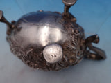 Repousse by Kirk Coin Silver 11OZ Gravy Boat #414 7" x 3" x 3 1/2" (#8336)