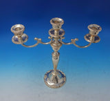 Melrose by Gorham Sterling Silver Candelabra 3-Light #1381 14" x 14" (#5165)