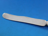 Lap Over Edge Acid Etched by Tiffany Sterling Dessert Knife HHAS Orange 7 1/4"
