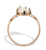 10k Rose Gold 3.70ct Genuine Natural Moonstone Ring Size 7 Jewelry (#J5841)