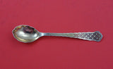 Lap Over Edge Mixed Metals by Tiffany Sterling Demitasse Spoon geometric  4 3/8"