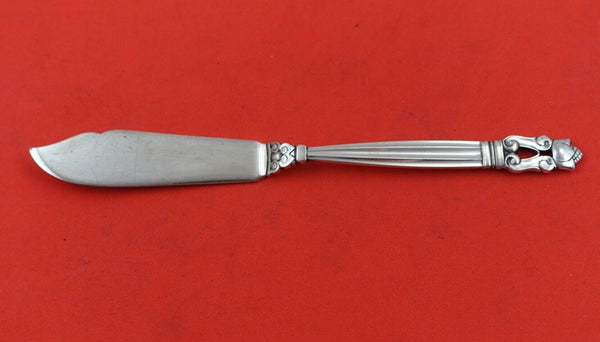 Acorn - Estate by Georg Jensen Sterling Silver Pickle Knife GI mark 6 3/4"